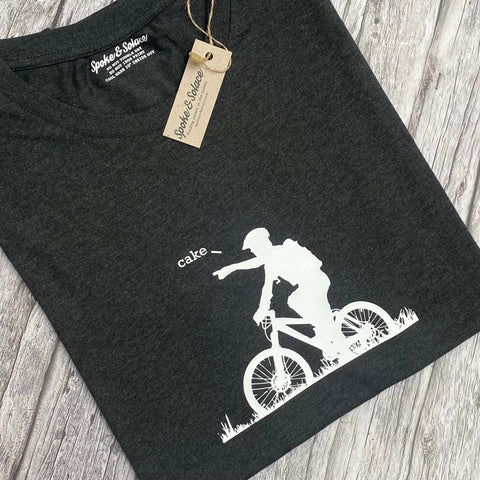 Cake! T-Shirt - Dark Heather Grey - Discontinued colour
