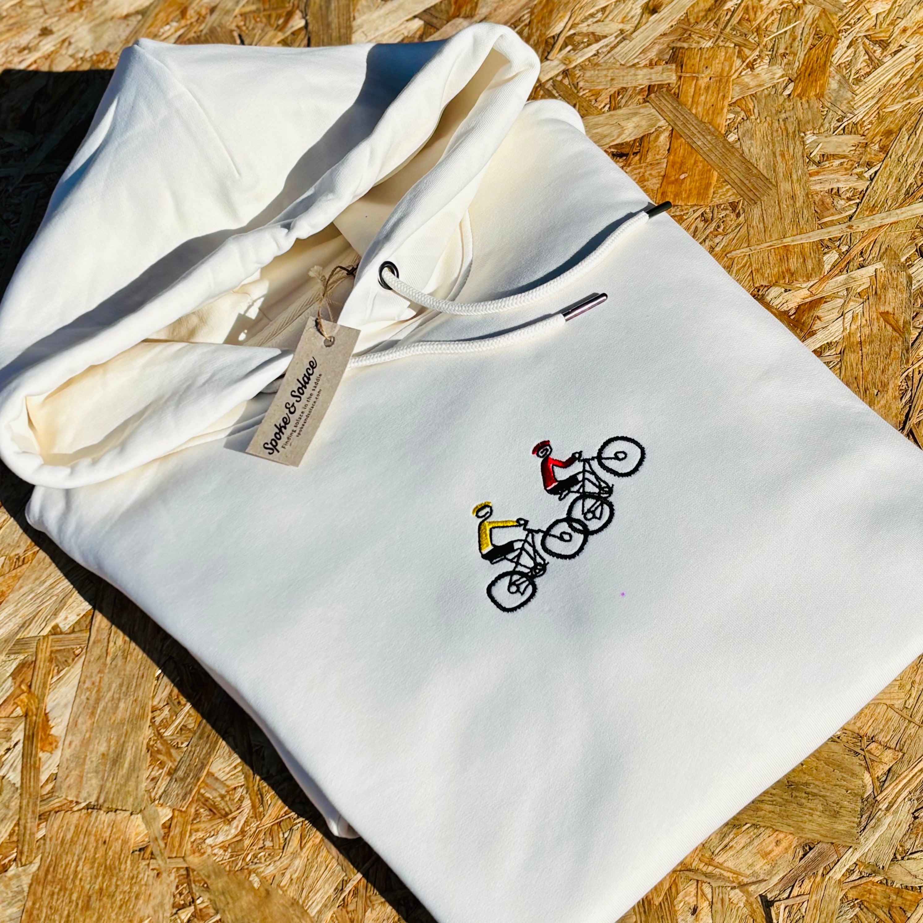 Mountain Bike Tour Embroidered Hoodie (w)