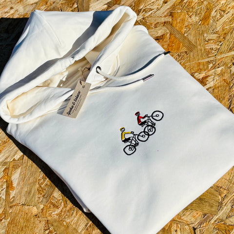 Mountain Bike Tour Embroidered Hoodie (w)