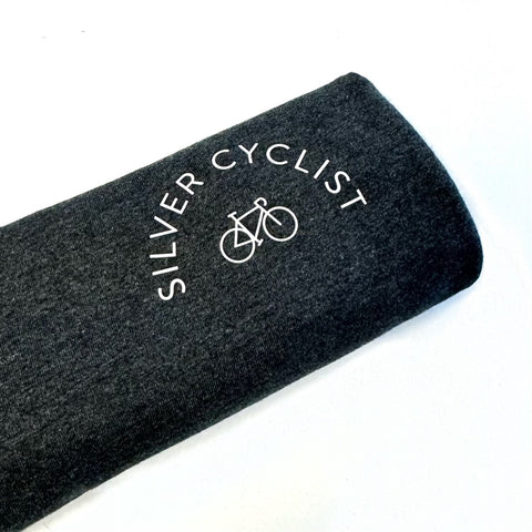 Silver Cyclist T-Shirt - - Dark Heather Grey - Discontinued colour
