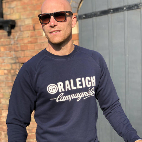'76 Raleigh Campagnolo Sweatshirt (printed design) - Spoke & Solace