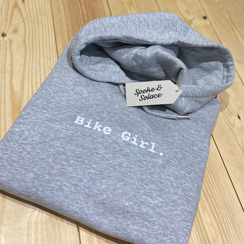 Womens Bike Girl Hoodie - Spoke & Solace