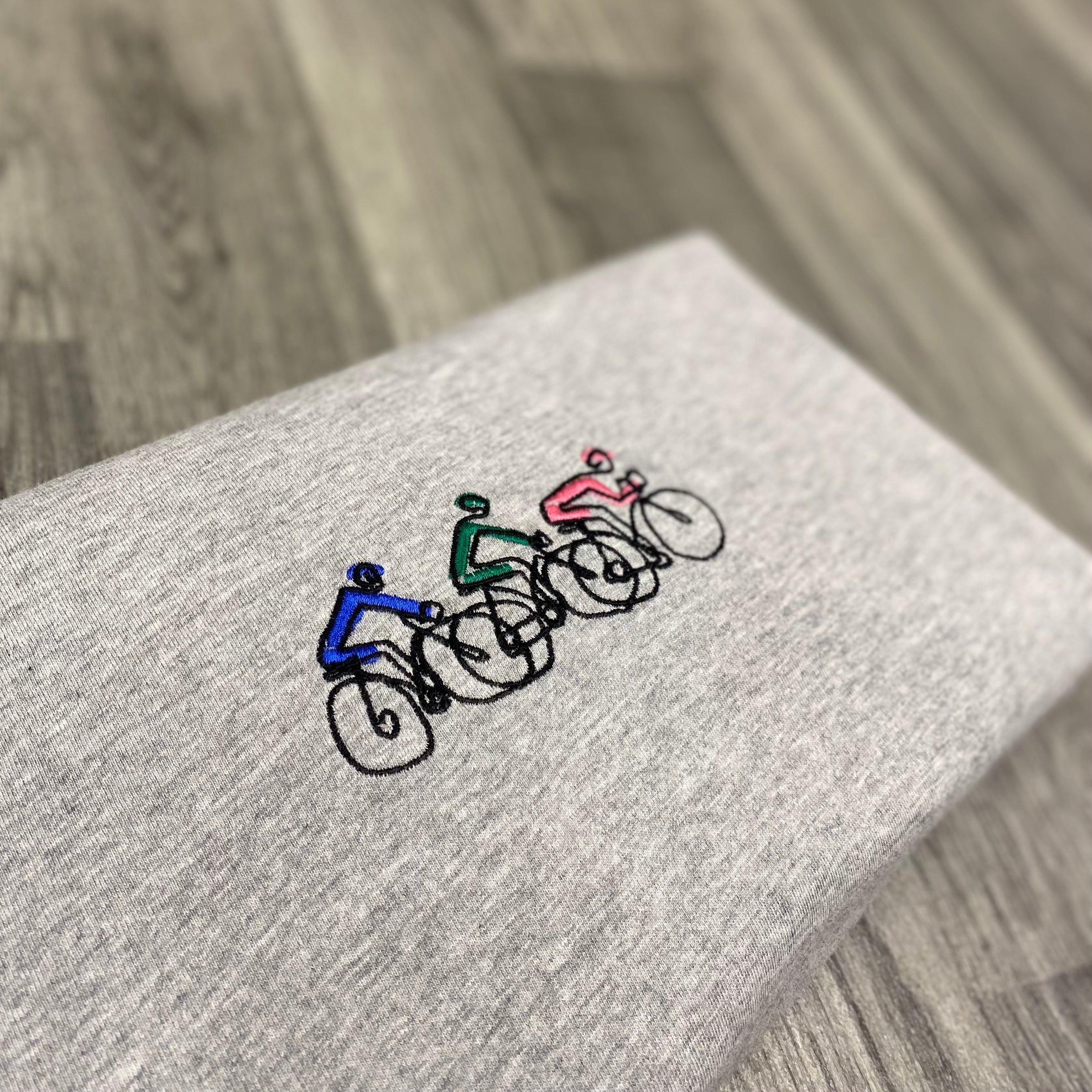 Womens Bike Tour Embroidered Hoodie - Spoke & Solace