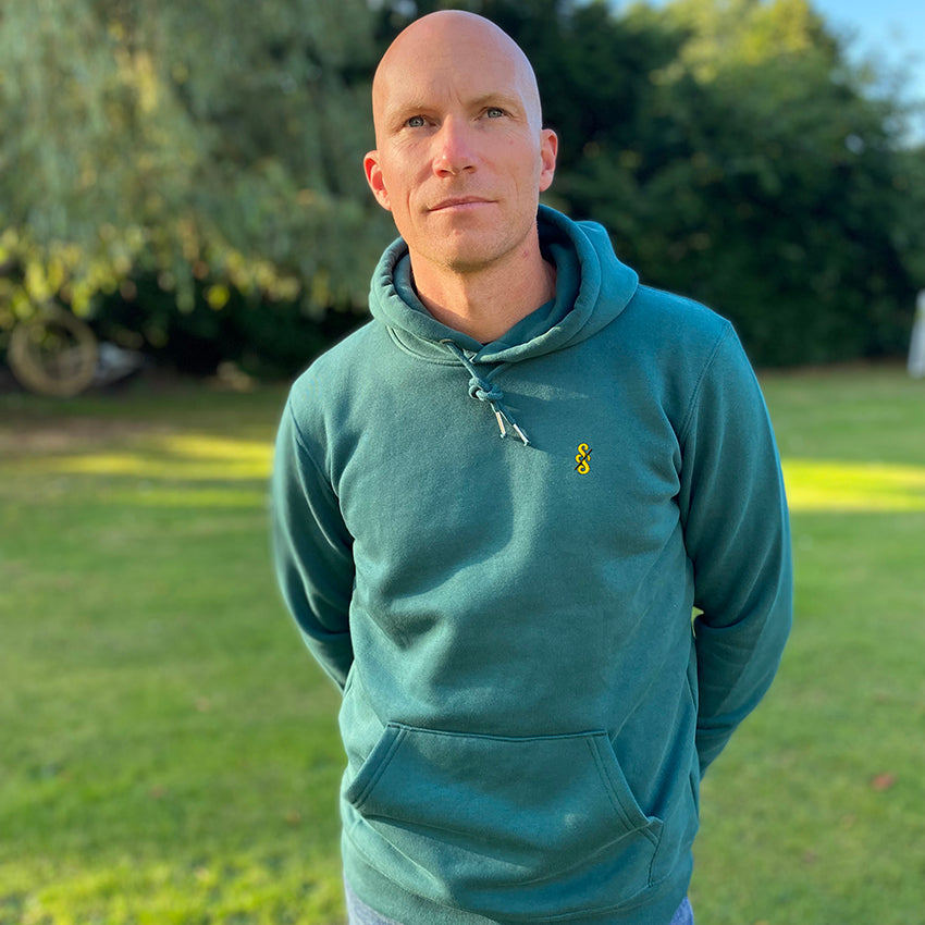 Spoke and Solace Embroidered Jaune Hoodie - Spoke & Solace