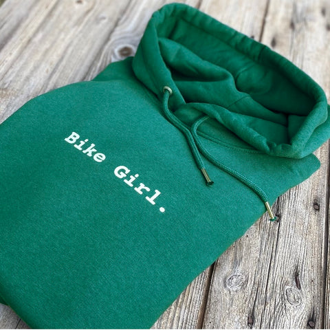 Womens Bike Girl Hoodie - Spoke & Solace