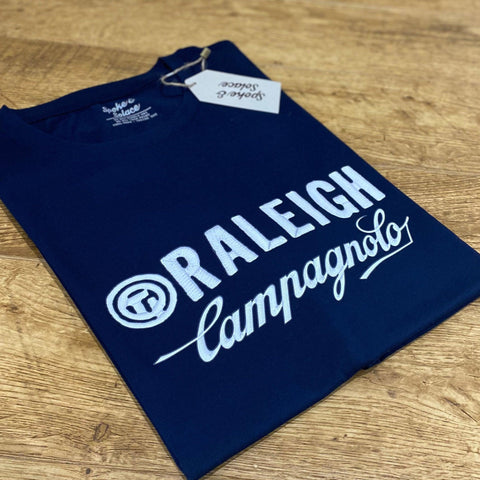 '76 Raleigh Campagnolo T-Shirt (printed design) - Spoke & Solace