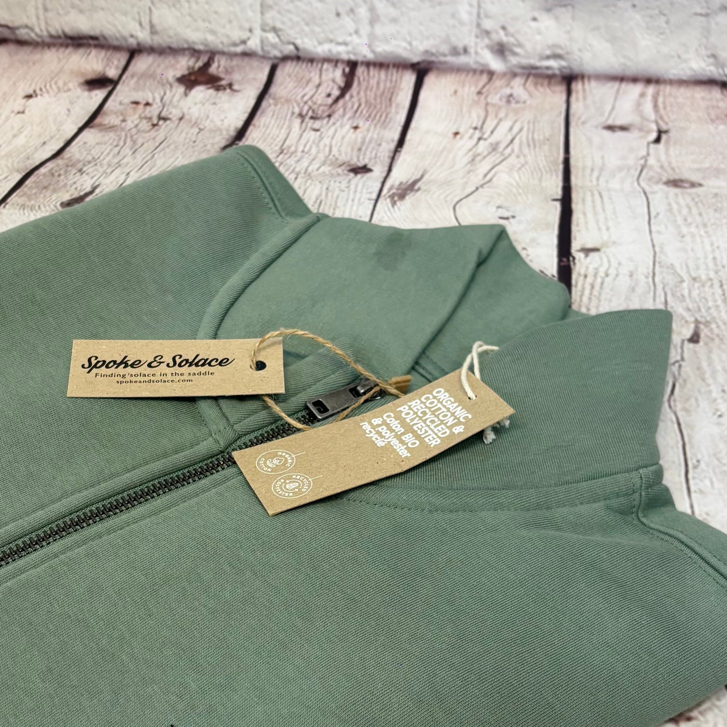 Spoke and Solace SS Giro Inspired - 1/4 Zip Sweatshirt - (unisex)