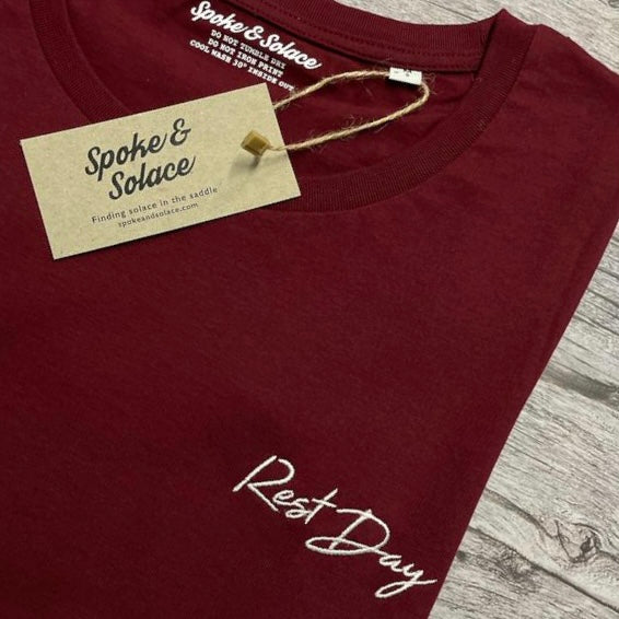 Rest Day Long sleeve T-Shirt - Left chest embroidered