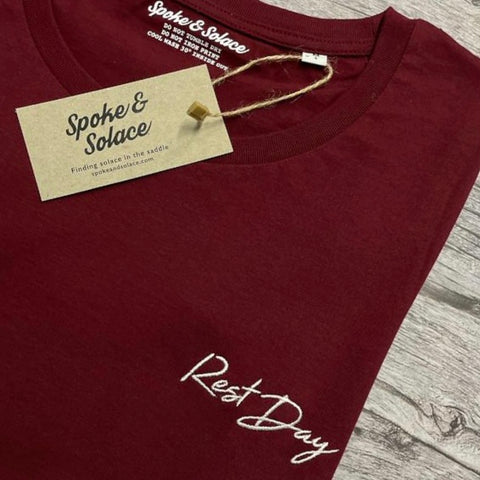 Rest Day Long sleeve T-Shirt - Left chest embroidered