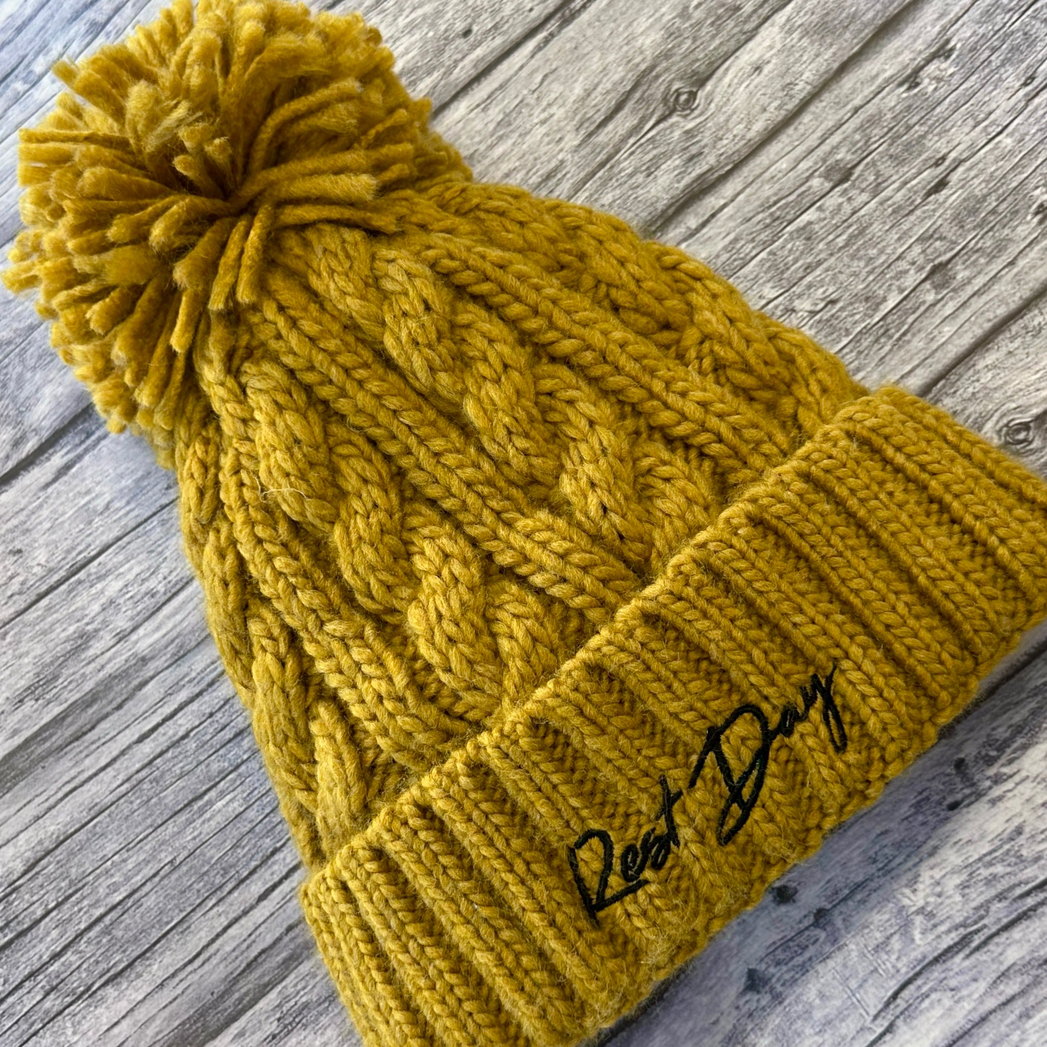 Cable Knit Melange Beanie - Rest Day