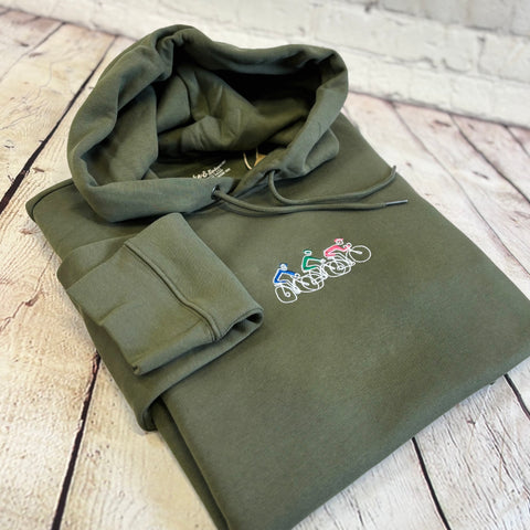 Bike Tour Embroidered Hoodie