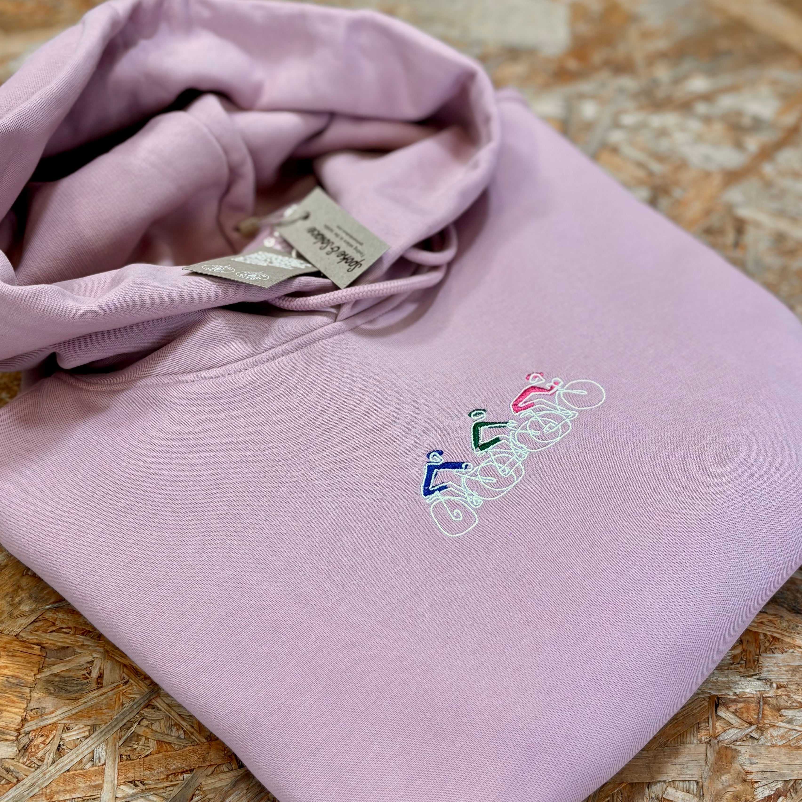 Bike Tour Embroidered Hoodie