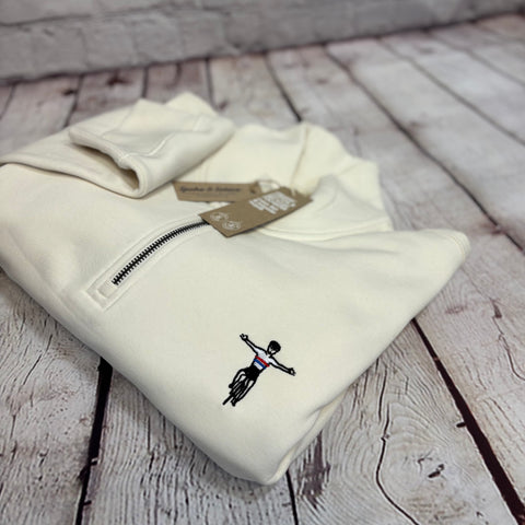 The Cavendish One - 1/4 Zip Sweatshirt (unisex)