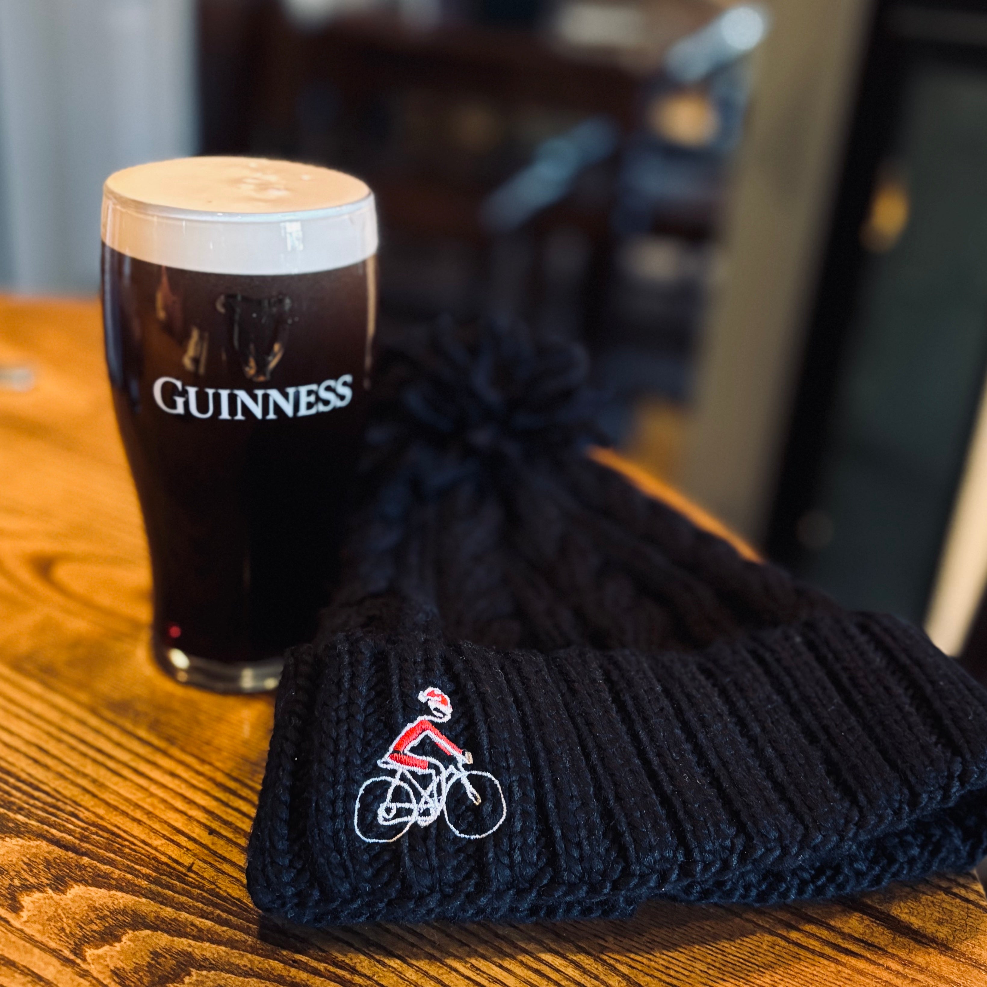 Christmas Cable Knit Melange Beanie