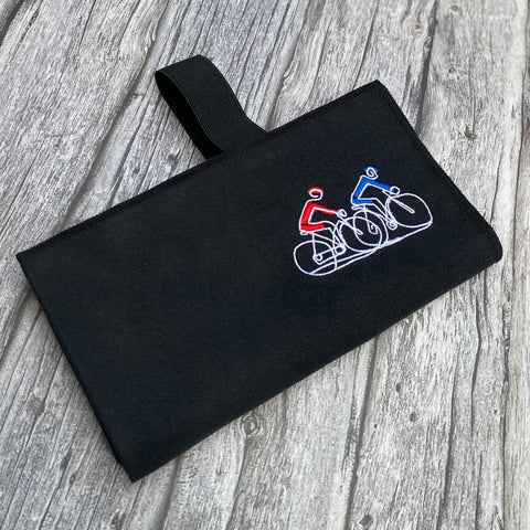 Cycling Duo - Embroidered Micro-fibre Quick Dry Fitness Towel