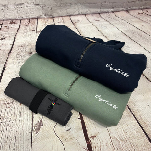 Cycliste - 1/4 Zip Sweatshirt - (unisex)