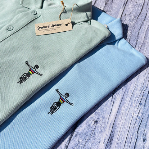 Finish Line Embroidered Polo Shirt