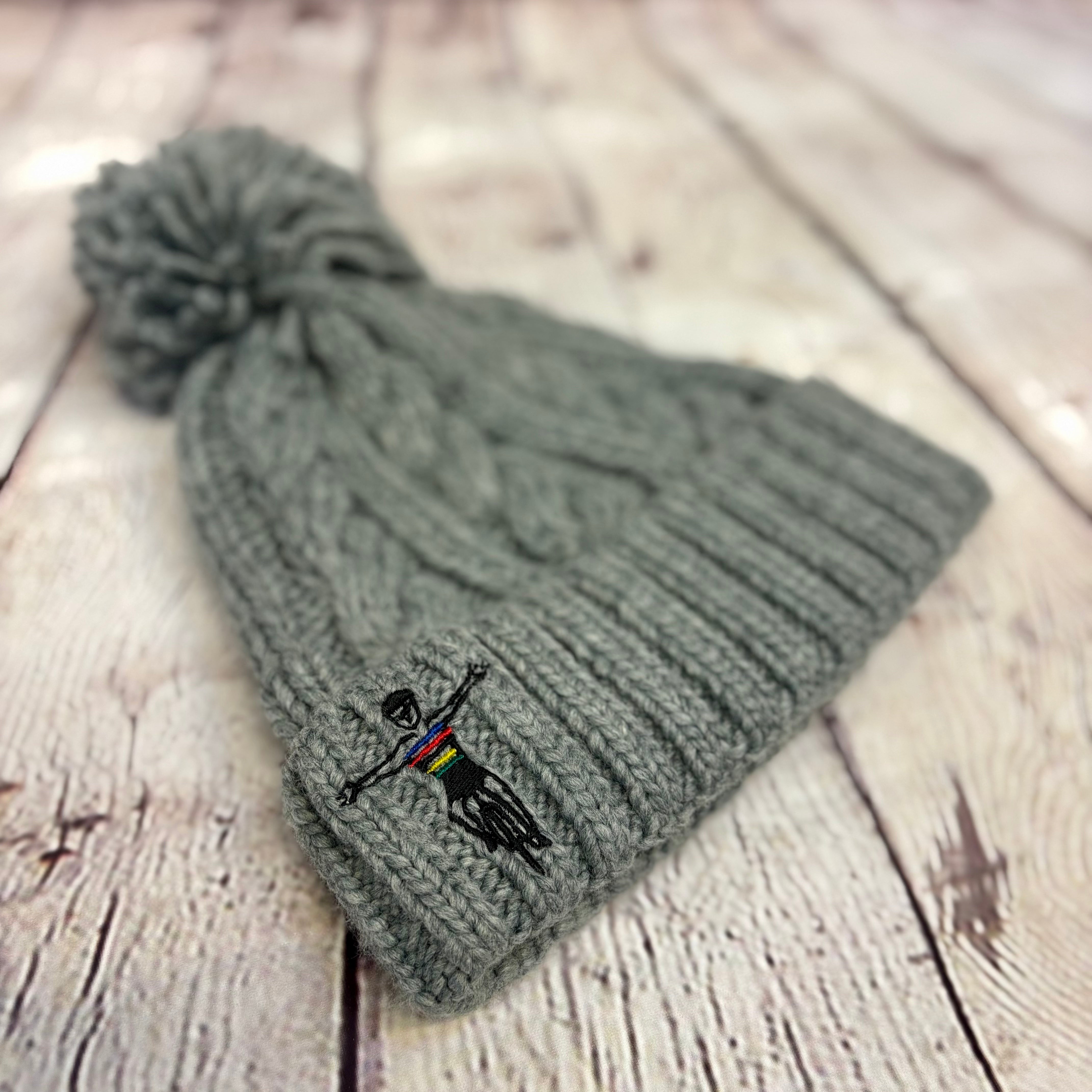Cable Knit Melange Beanie - Finish Line