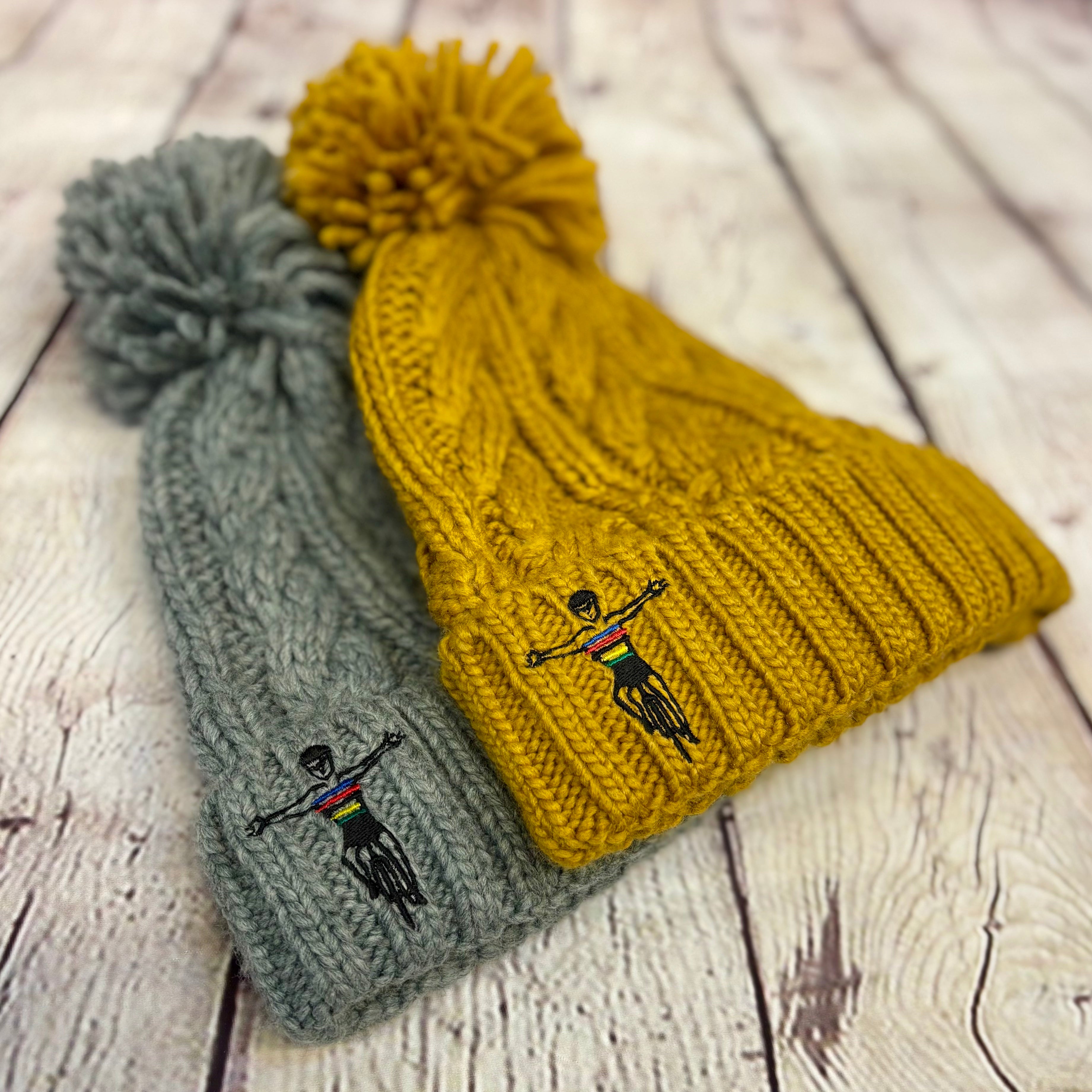Cable Knit Melange Beanie - Finish Line