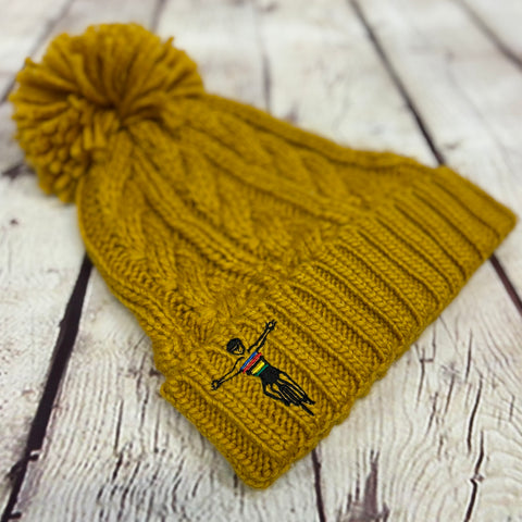 Cable Knit Melange Beanie - Finish Line