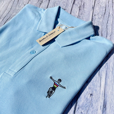 Finish Line Embroidered Polo Shirt