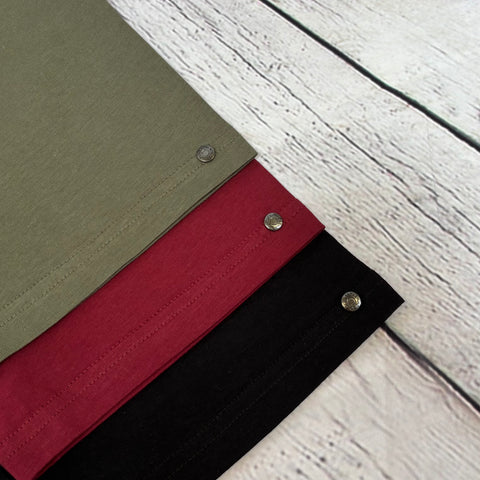 Bundle of 3 - Plain T-Shirts (subtle branded rivet)