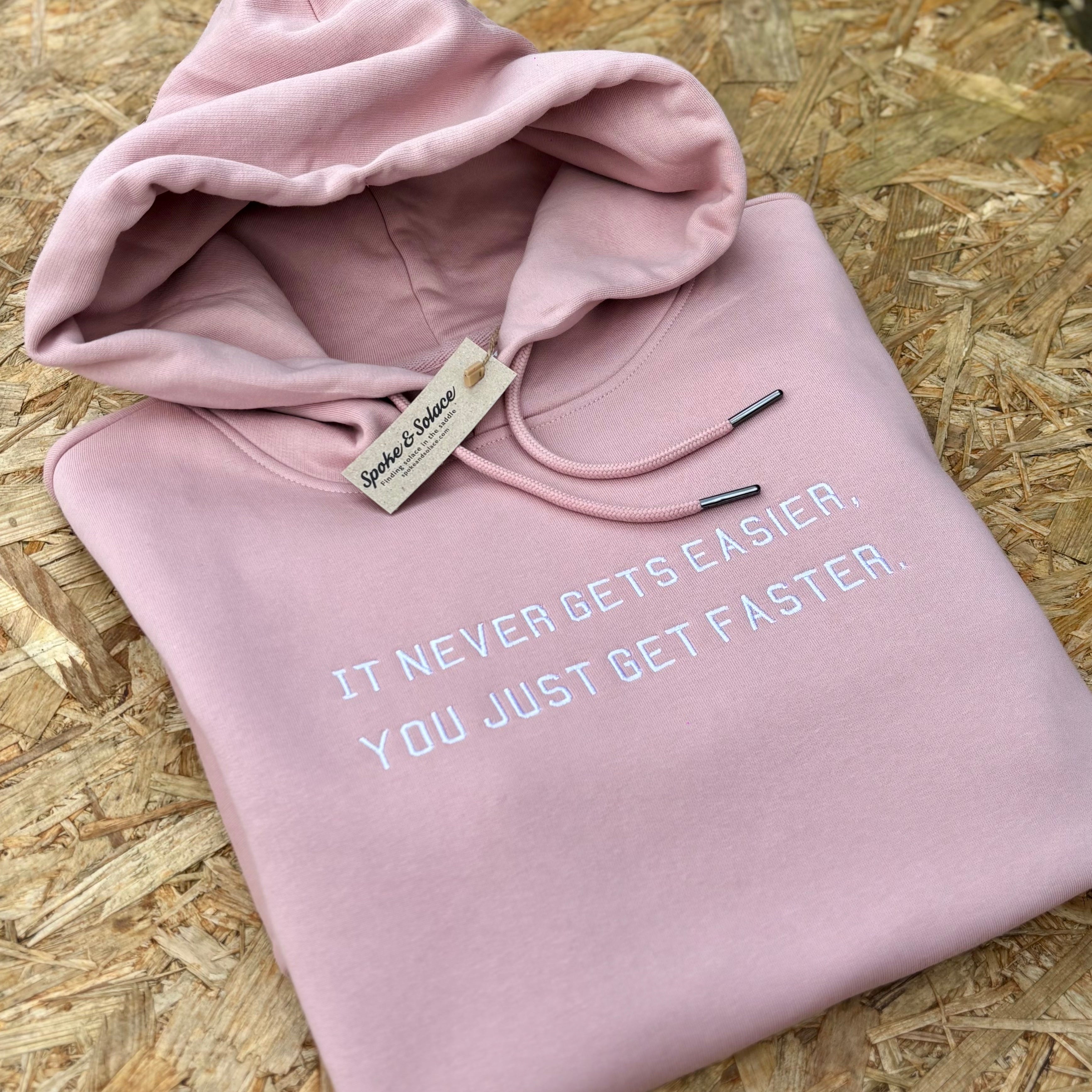 It never gets easier... Embroidered Hoodie