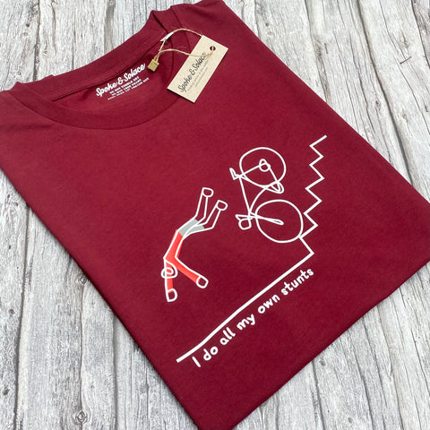 I do my own stunts Long sleeve T-Shirt