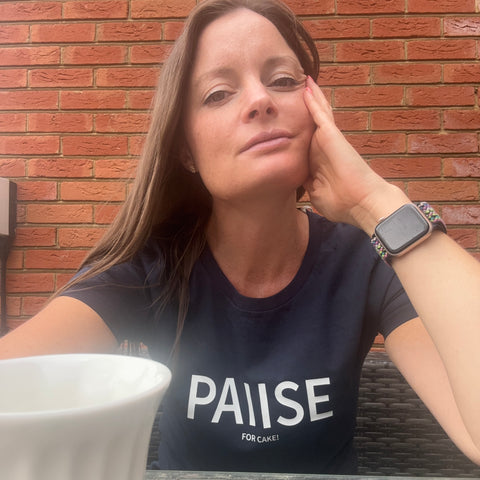 Women's PAUSE for Cake! T-Shirt