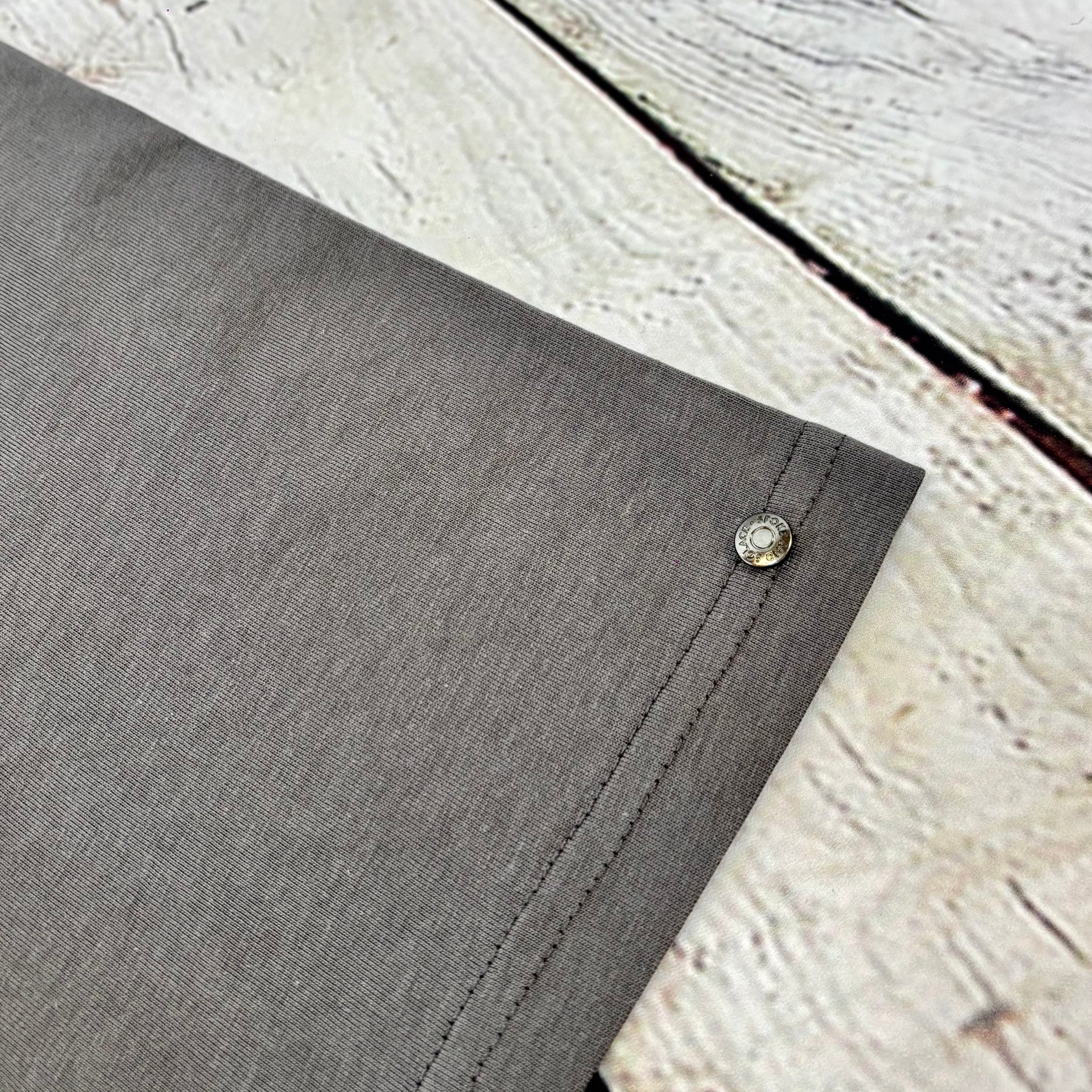 Dark Colours - Plain T-Shirt (subtle branded rivet)