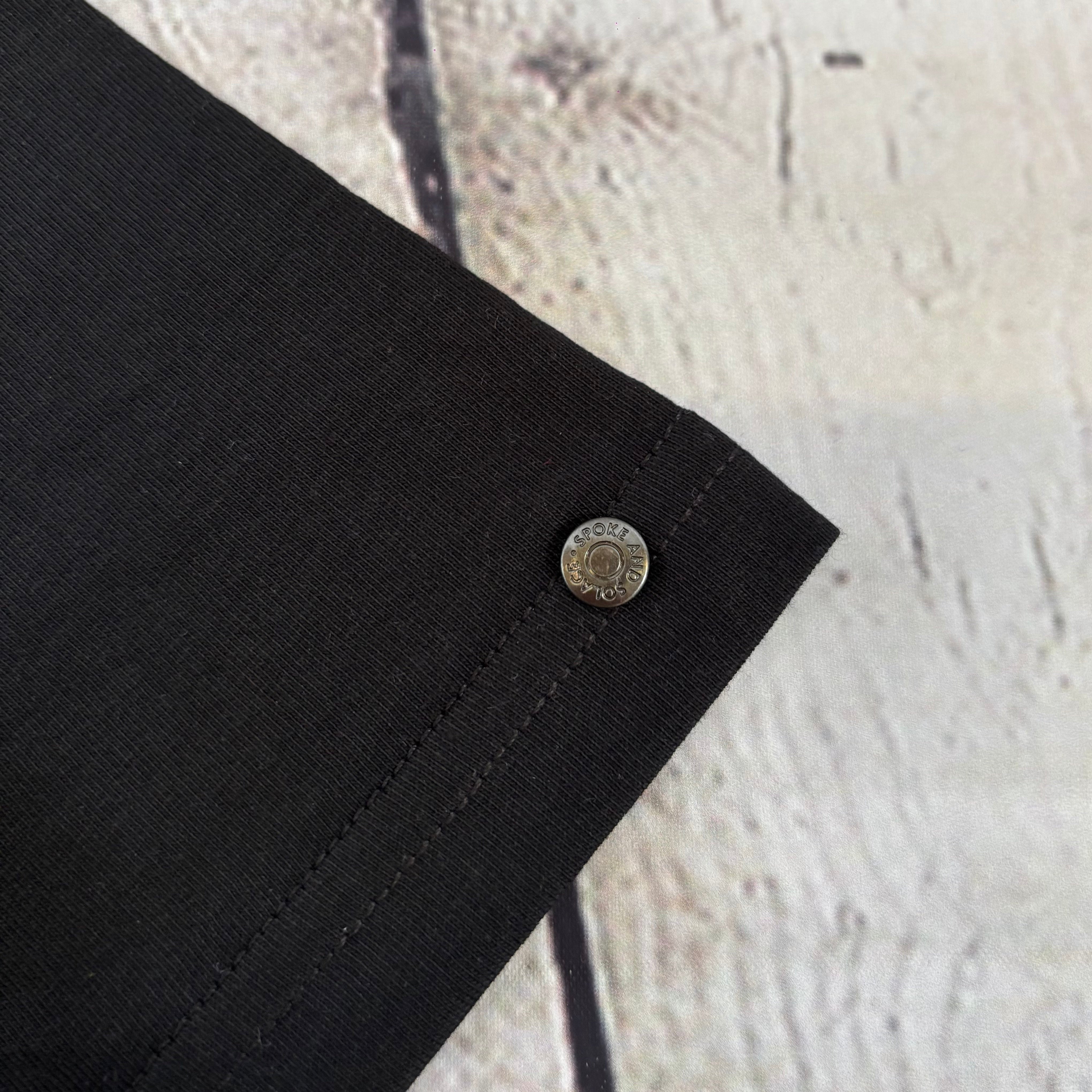 Dark Colours - Plain T-Shirt (subtle branded rivet)