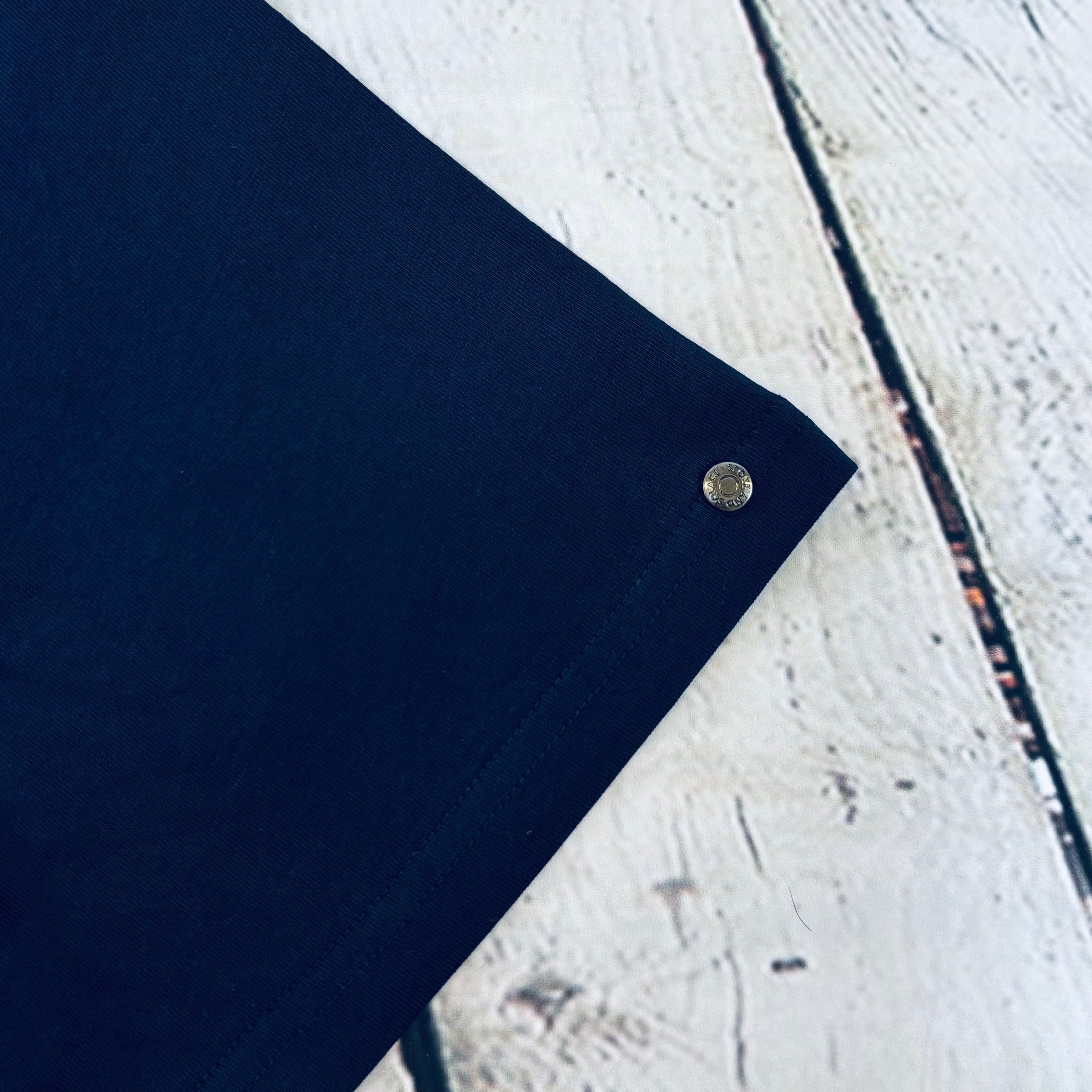 Dark Colours - Plain T-Shirt (subtle branded rivet)