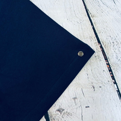 Dark Colours - Plain T-Shirt (subtle branded rivet)