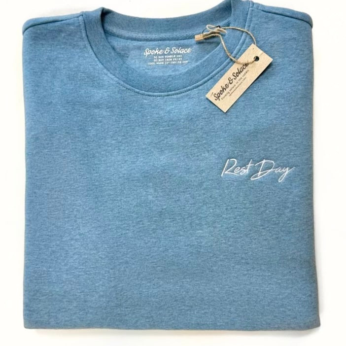 Rest Day Sweatshirt - Left chest embroidery