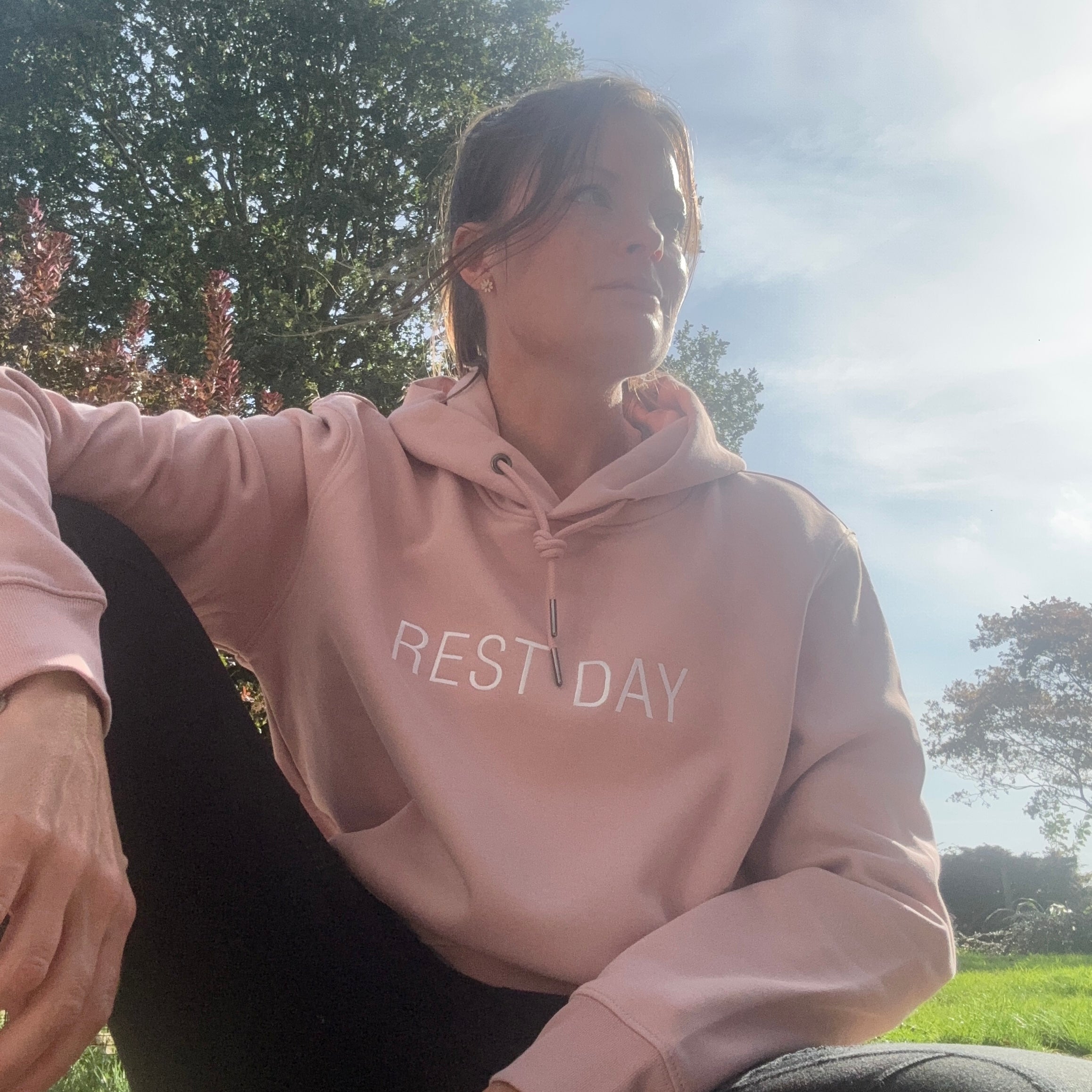Rest Day Hoodie - Embroidered (w)