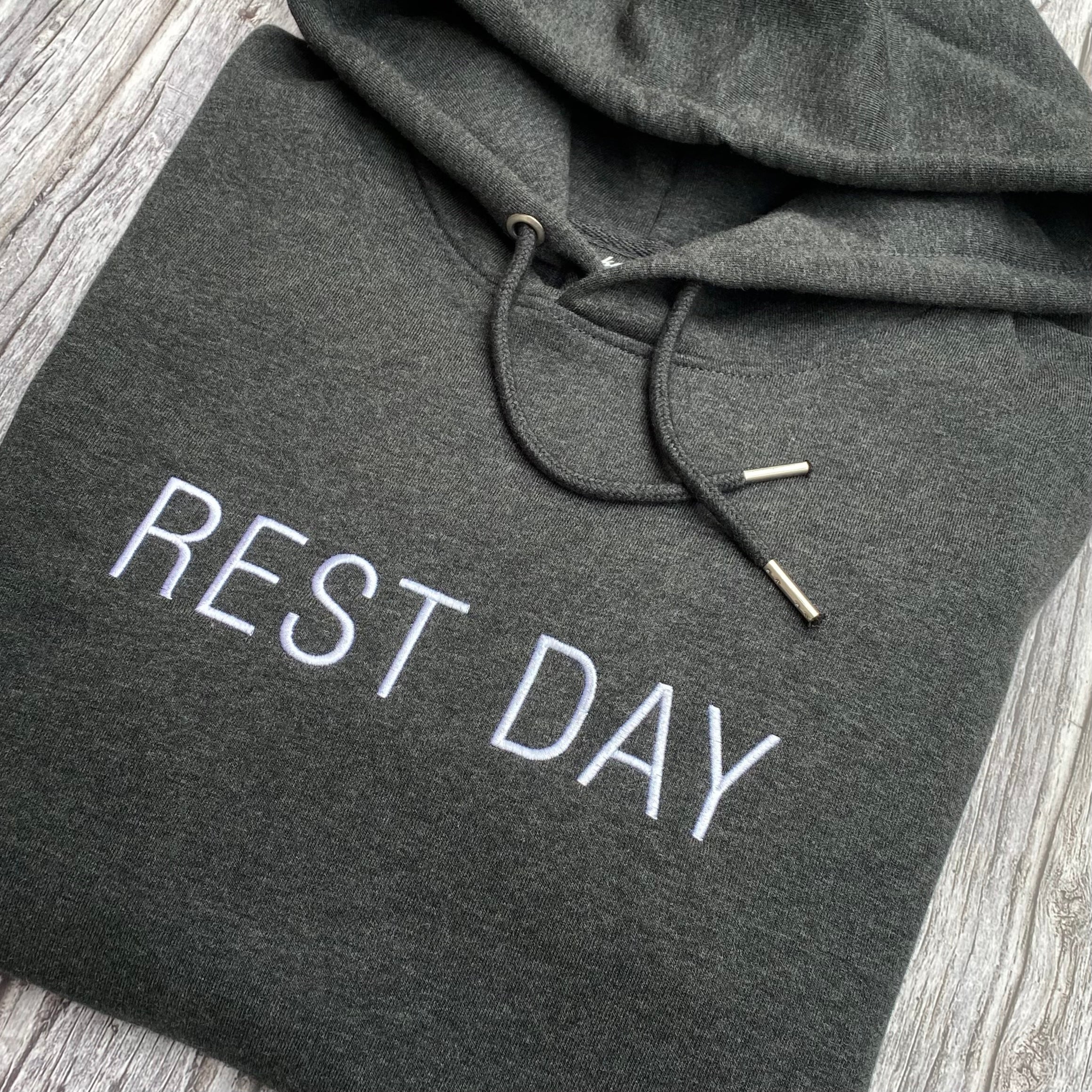 Rest Day Hoodie - Embroidered