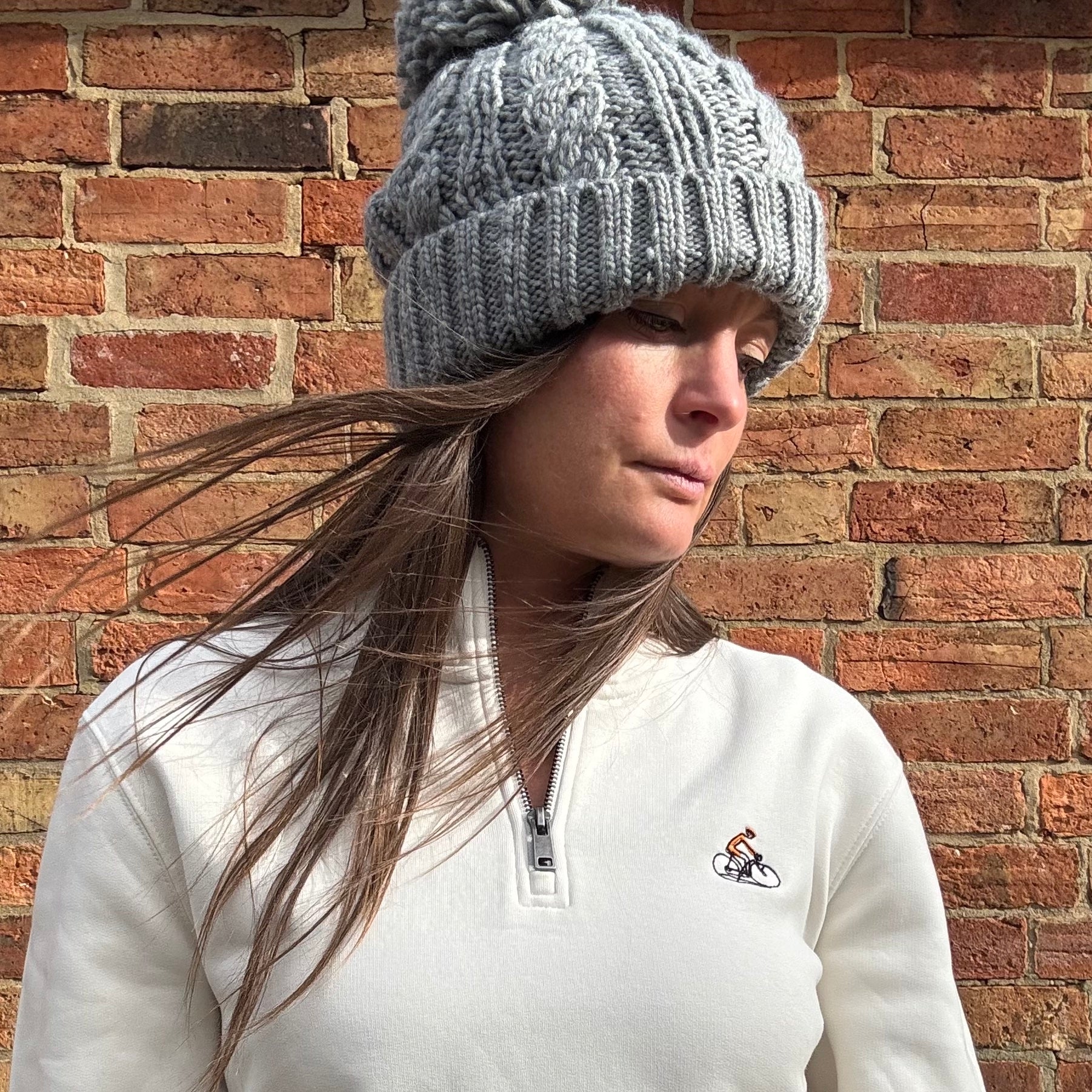 Road Rider - 1/4 Zip Sweatshirt - (unisex)