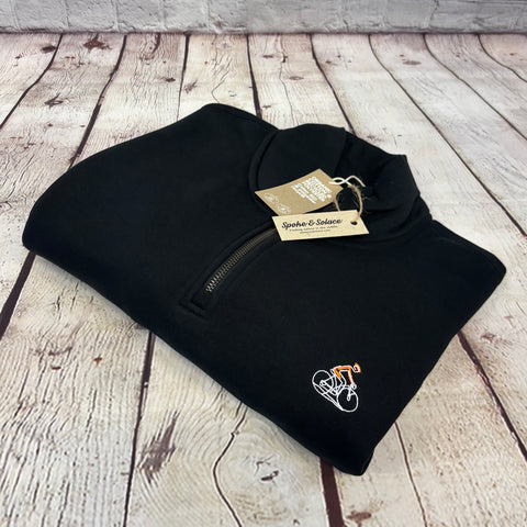 Road Rider - 1/4 Zip Sweatshirt - (unisex)