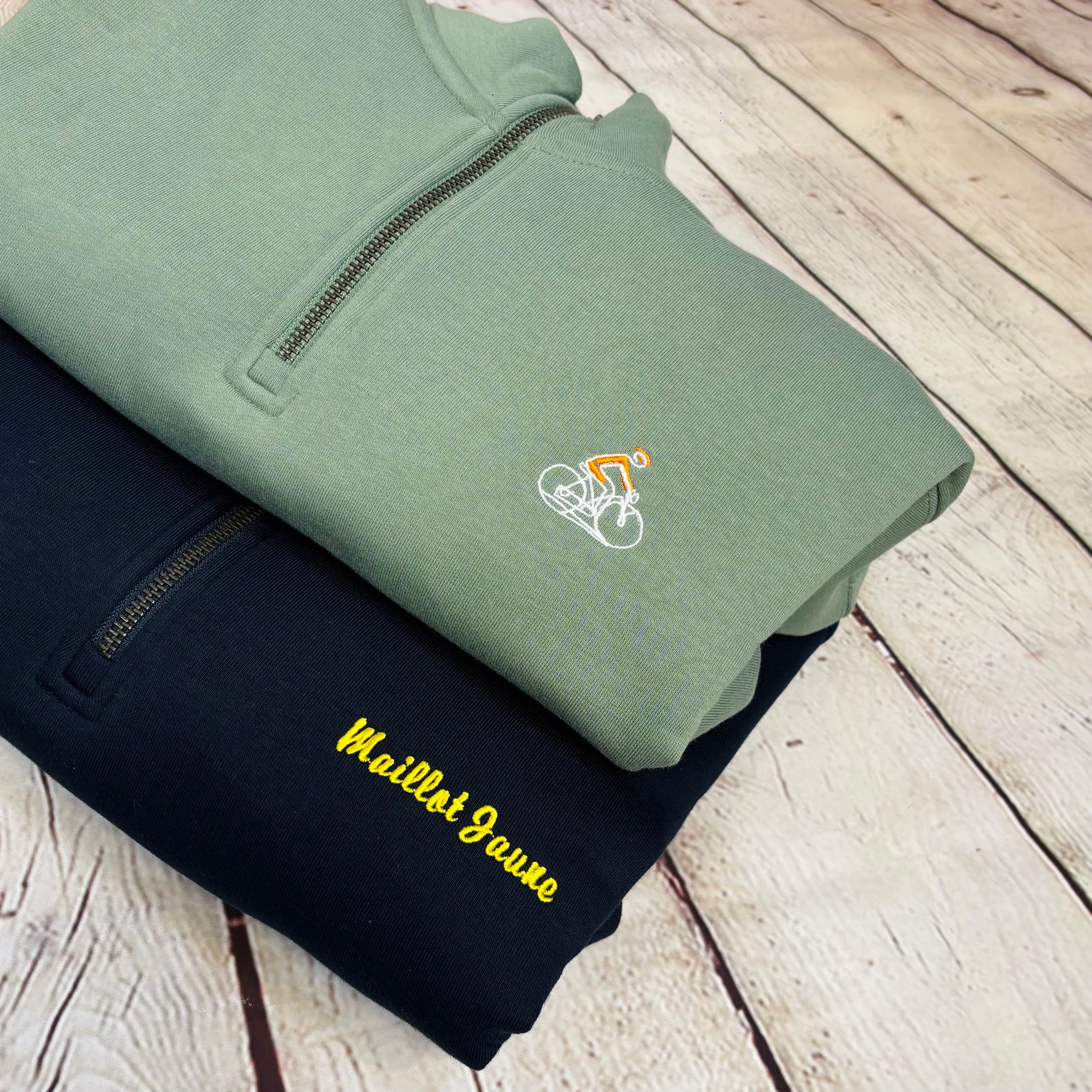 Road Rider - 1/4 Zip Sweatshirt - (unisex)