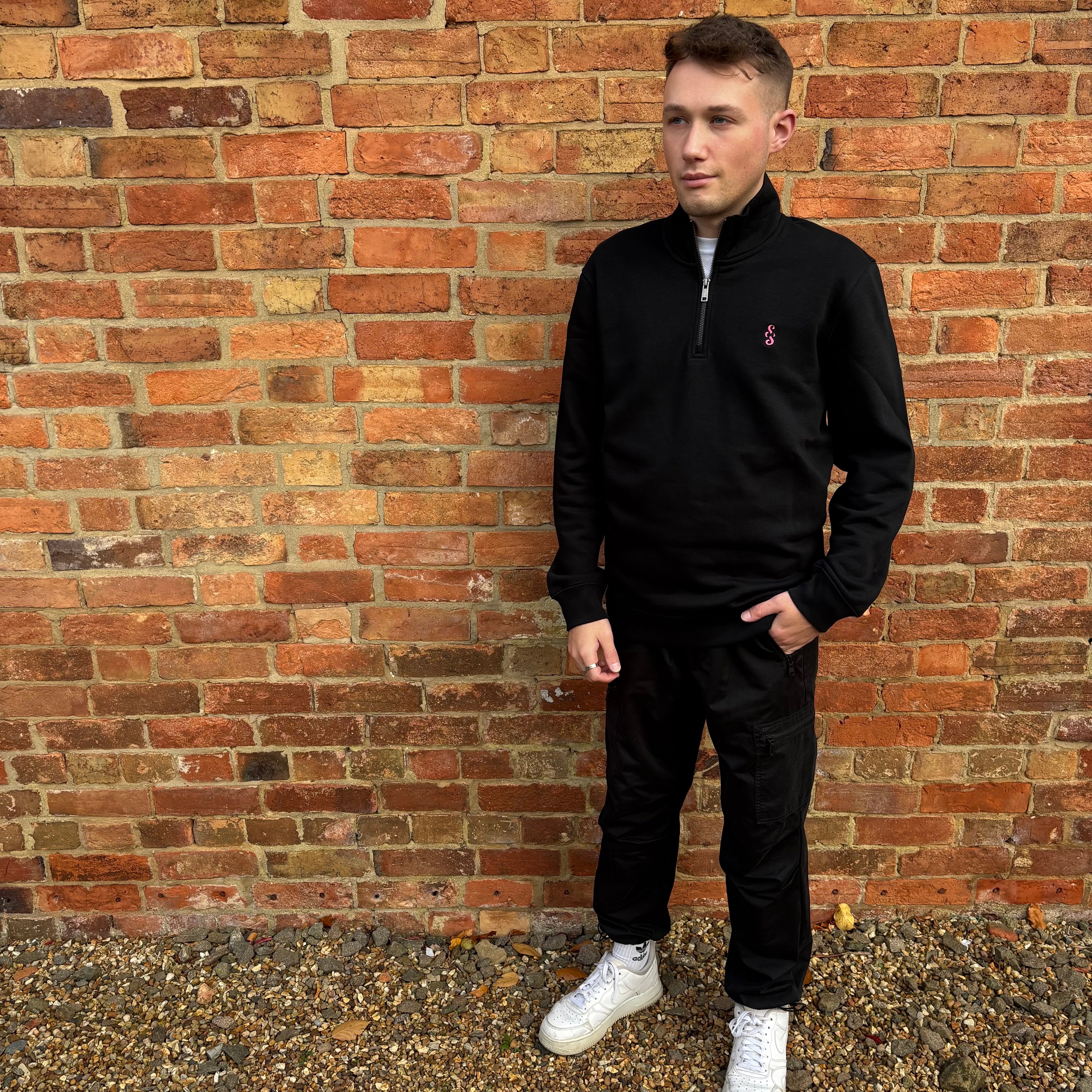 Spoke and Solace SS Giro Inspired - 1/4 Zip Sweatshirt - (unisex)