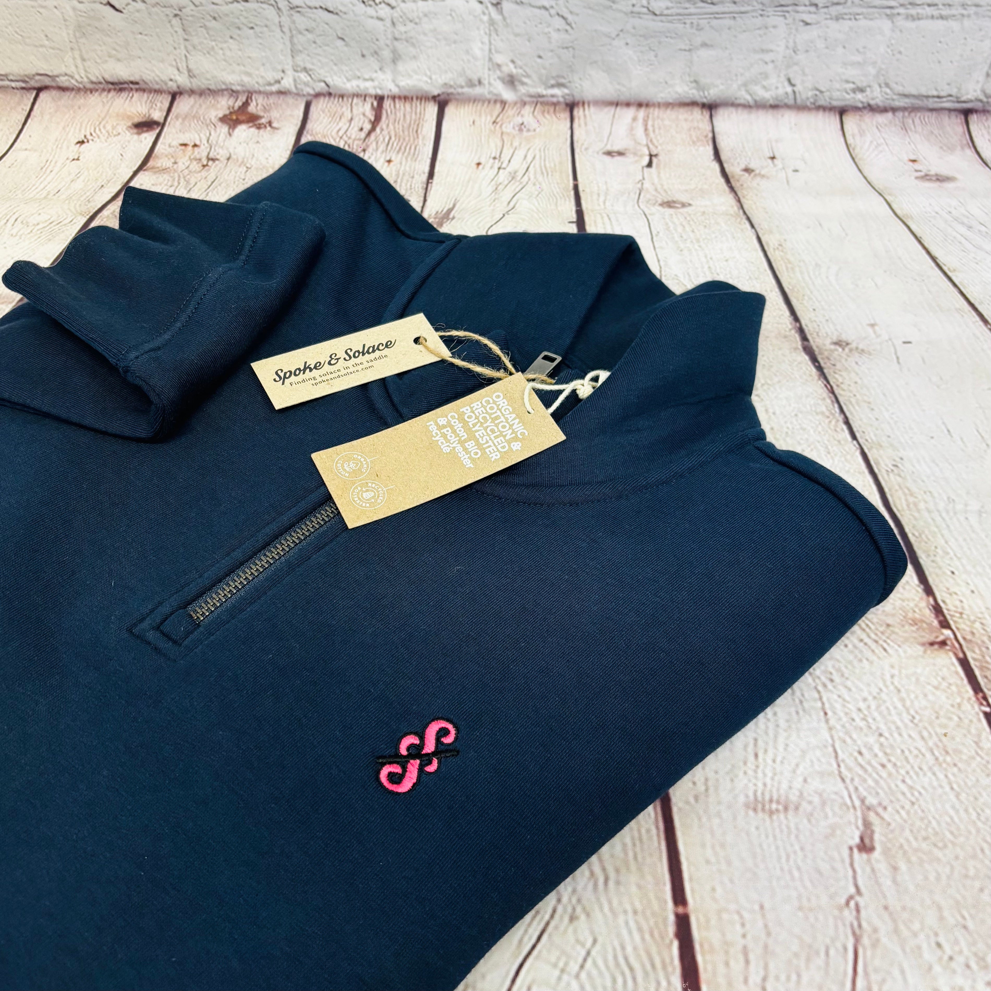 Spoke and Solace SS Giro Inspired - 1/4 Zip Sweatshirt - (unisex)