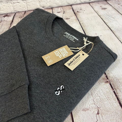 Spoke & Solace Embroidered Monochrome Sweatshirt