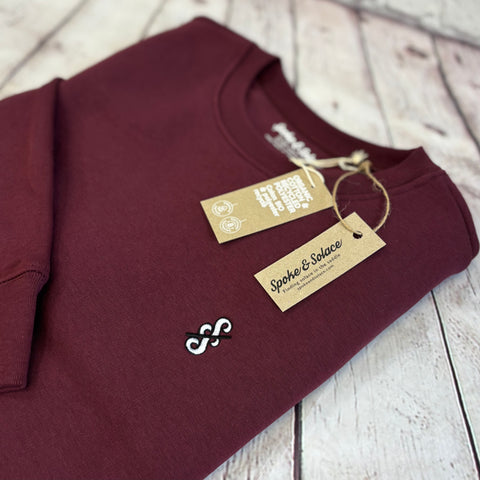Spoke & Solace Embroidered Monochrome Sweatshirt