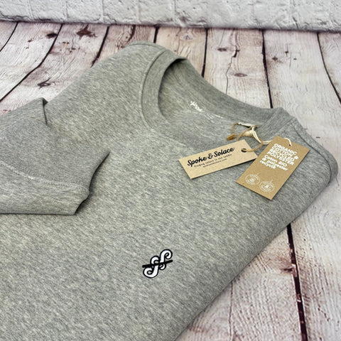 Spoke & Solace Embroidered Monochrome Sweatshirt