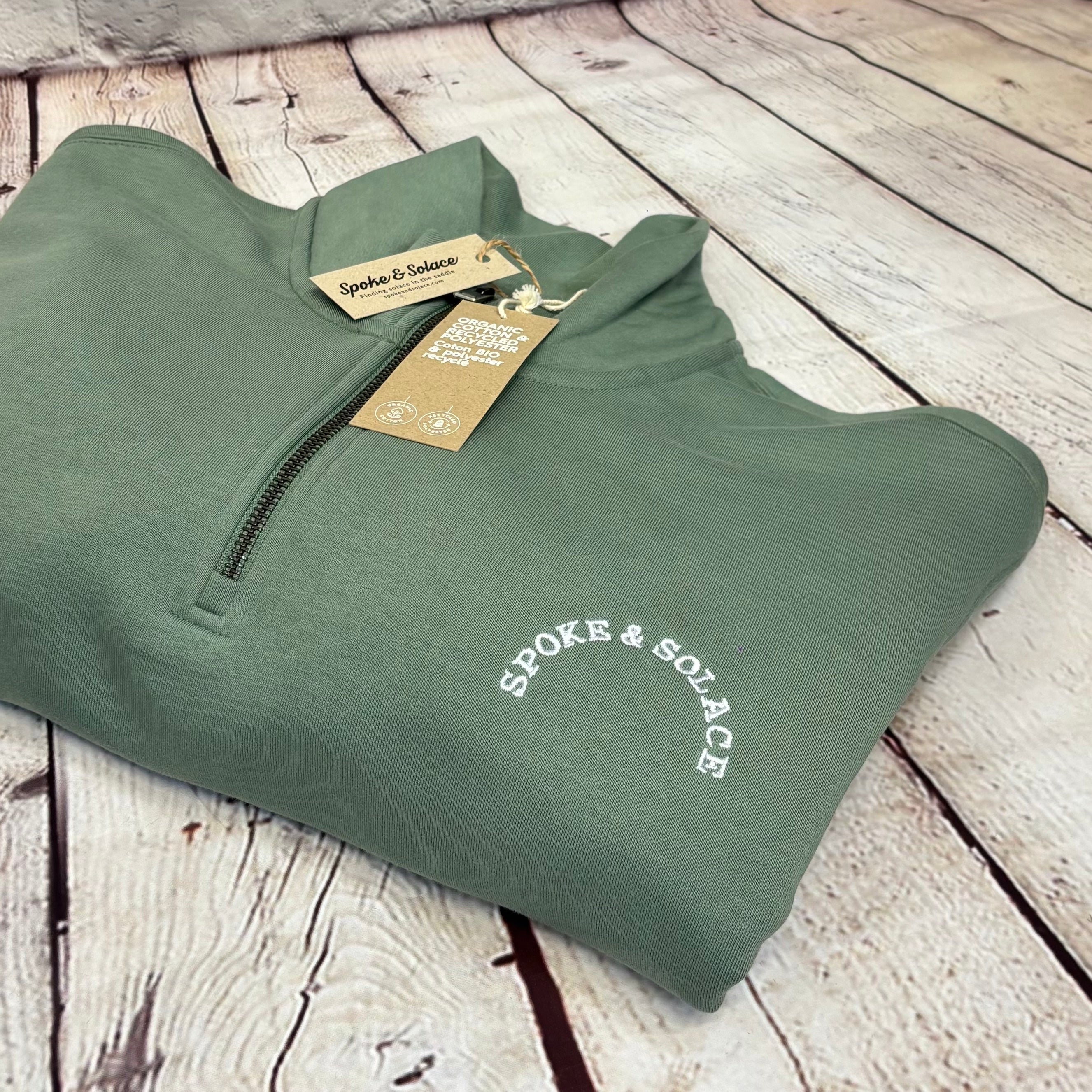 Spoke and Solace - 1/4 Zip Sweatshirt - (unisex)
