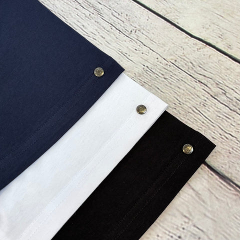 Bundle of 3 - Plain T-Shirts (subtle branded rivet)