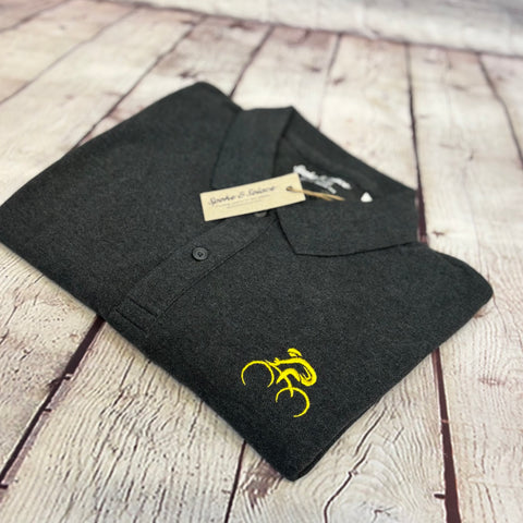 Tour de France Inspired Embroidered Cyclist Polo Shirt