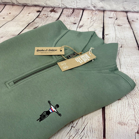 The Cavendish One - 1/4 Zip Sweatshirt (unisex)