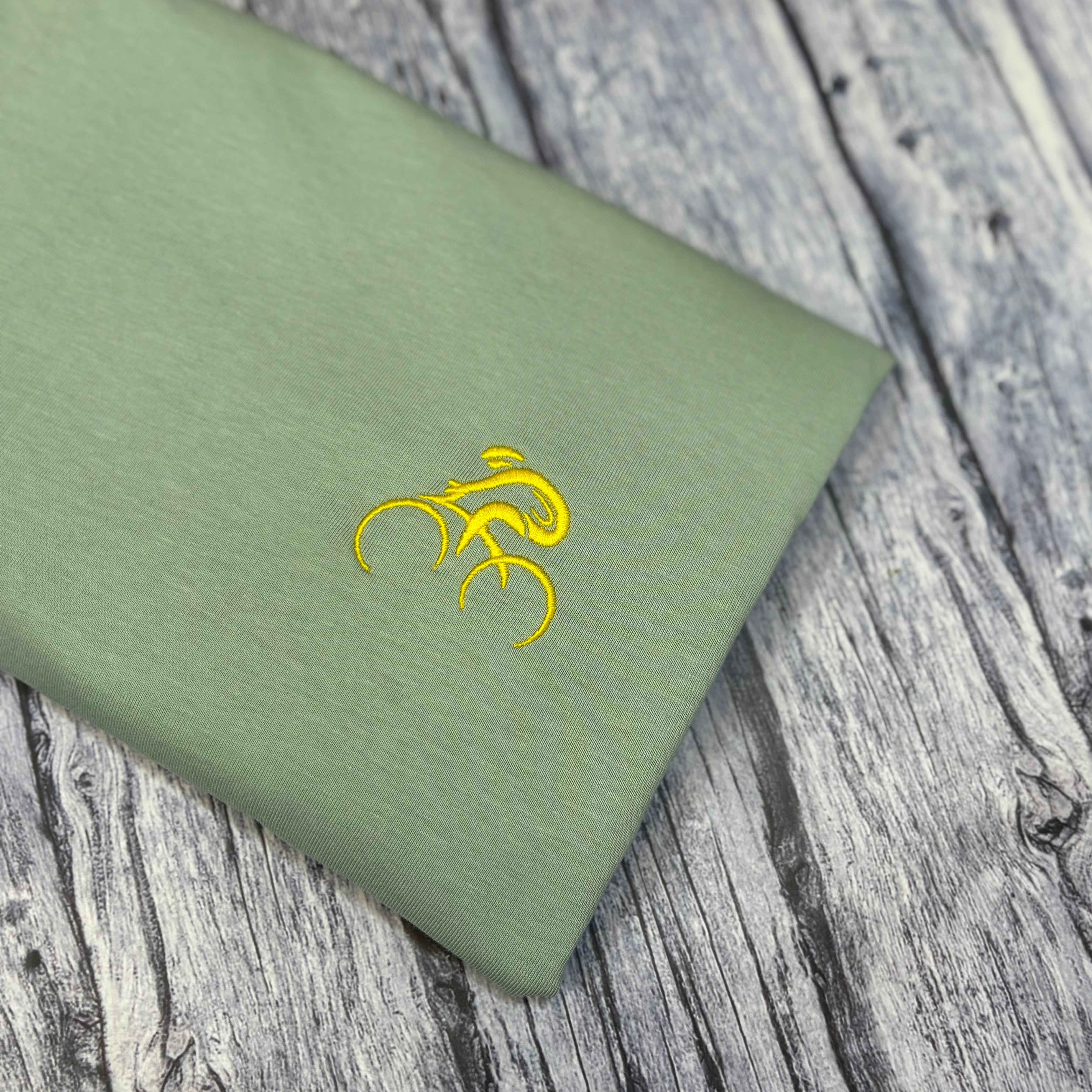 Tour de France Inspired Embroidered Cyclist T-shirt