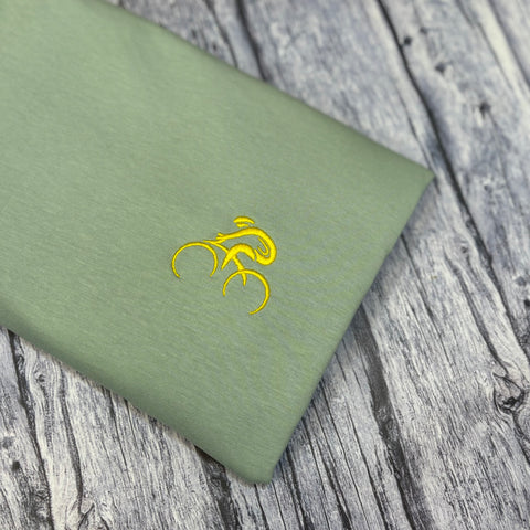 Tour de France Inspired Embroidered Cyclist T-shirt